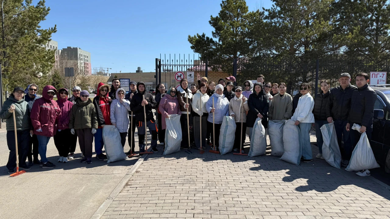 ҚР Президентінің Іс басқармасы жүйесінің қызметкерлері жалпыұлттық экологиялық акцияны жалғастыруда 