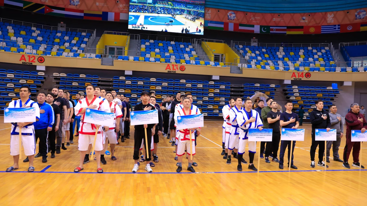 В рамках спартакиады УДП РК впервые прошел турнир по борьбе «Қазақ күресі» 