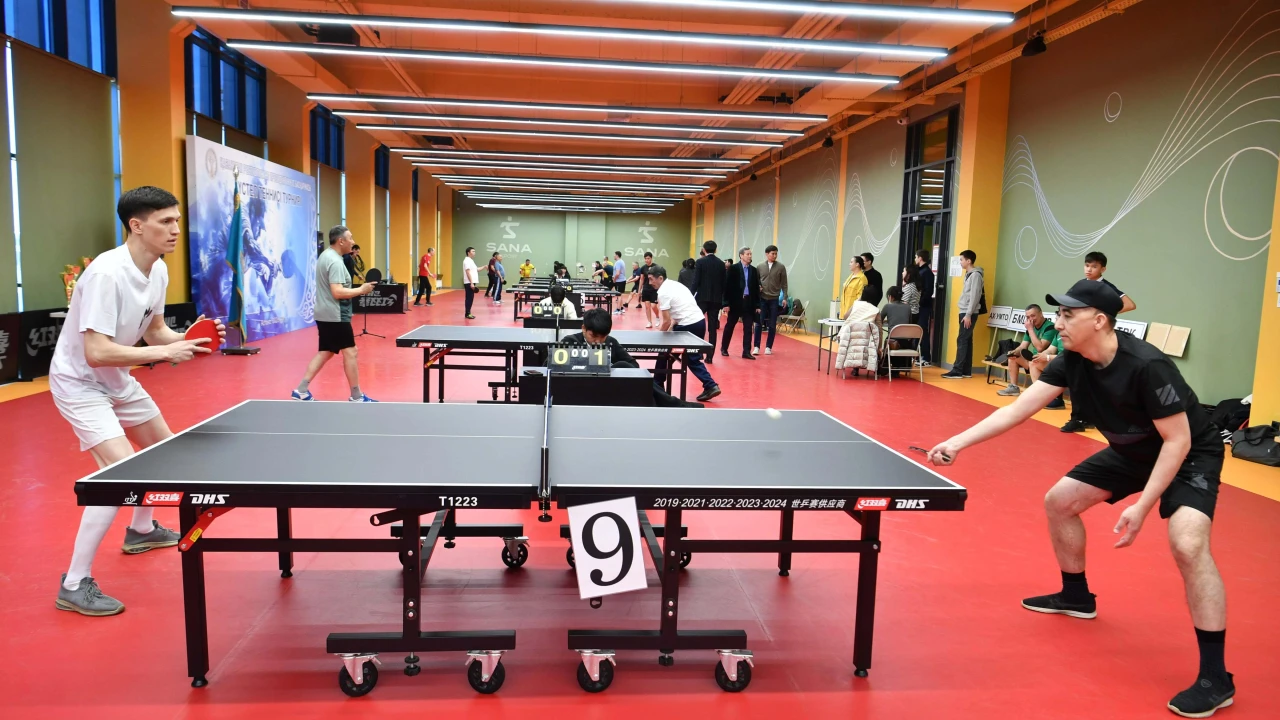 ҚР Президентінің Іс басқармасында үстел теннисінен жарыс өтті 