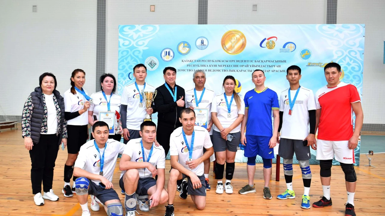 ҚР ПІБ спартакиадасын волейбол турнирі түйіндеді 