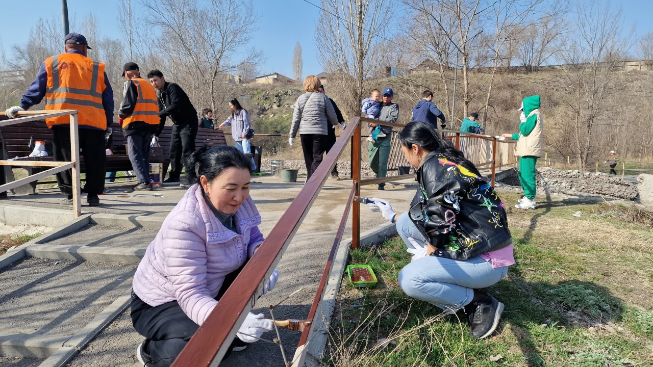Алматы қаласында Қазақстан Республикасы Президентінің Іс басқармасына қарасты ұйымдар экологиялық эстафетаны жалғастырды 