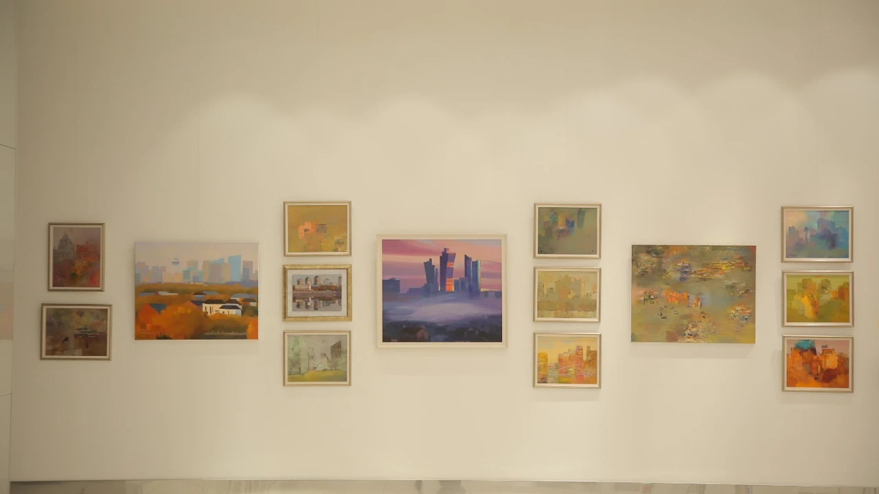 Президенттік орталықта «Қала ырғағы» атты жеке көрме ашылды 