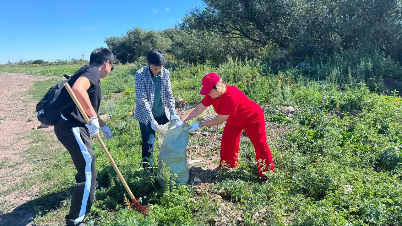 Экологическая акция организаций системы УДП в очередной раз прошла в Астане 