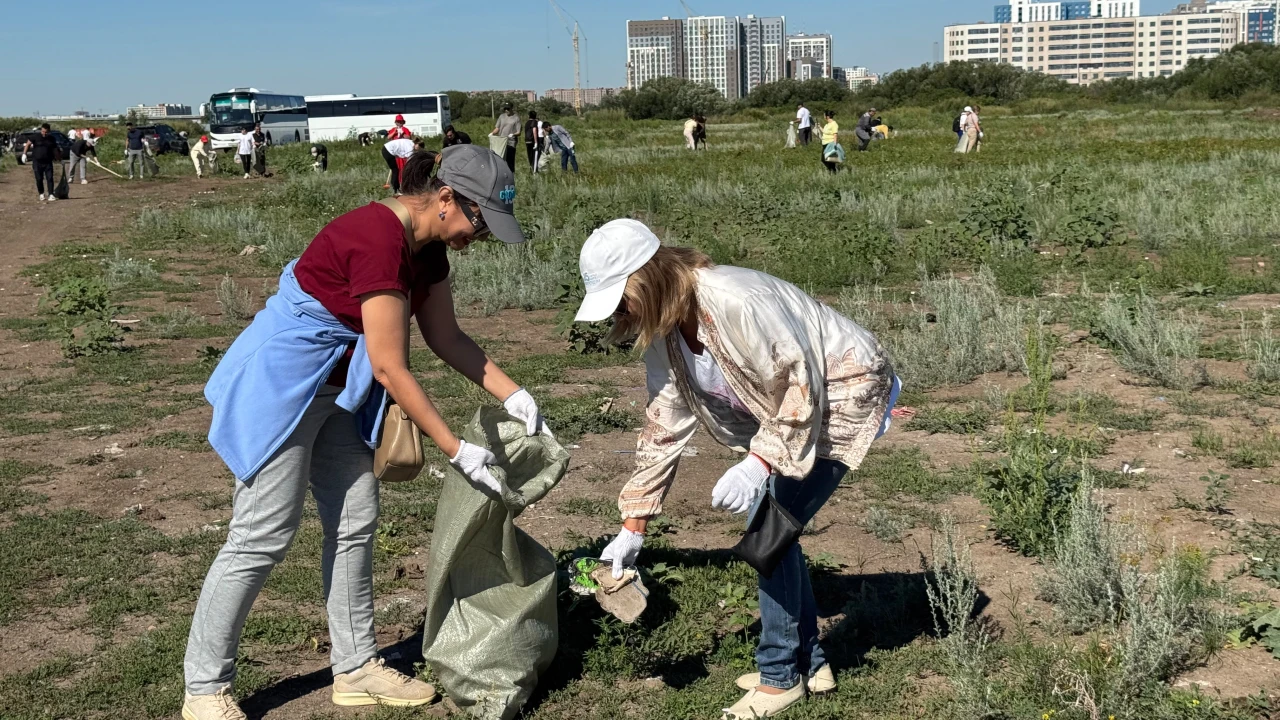 Экологическая акция организаций системы УДП в очередной раз прошла в Астане 