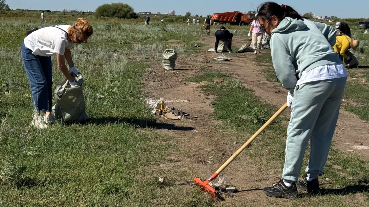 Экологическая акция организаций системы УДП в очередной раз прошла в Астане 