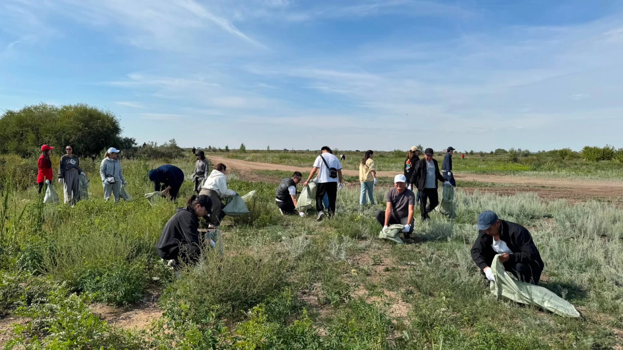 ПІБ қарасты ұйымдарының қызметкерлері Қар полигонында сенбілік өткізді 
