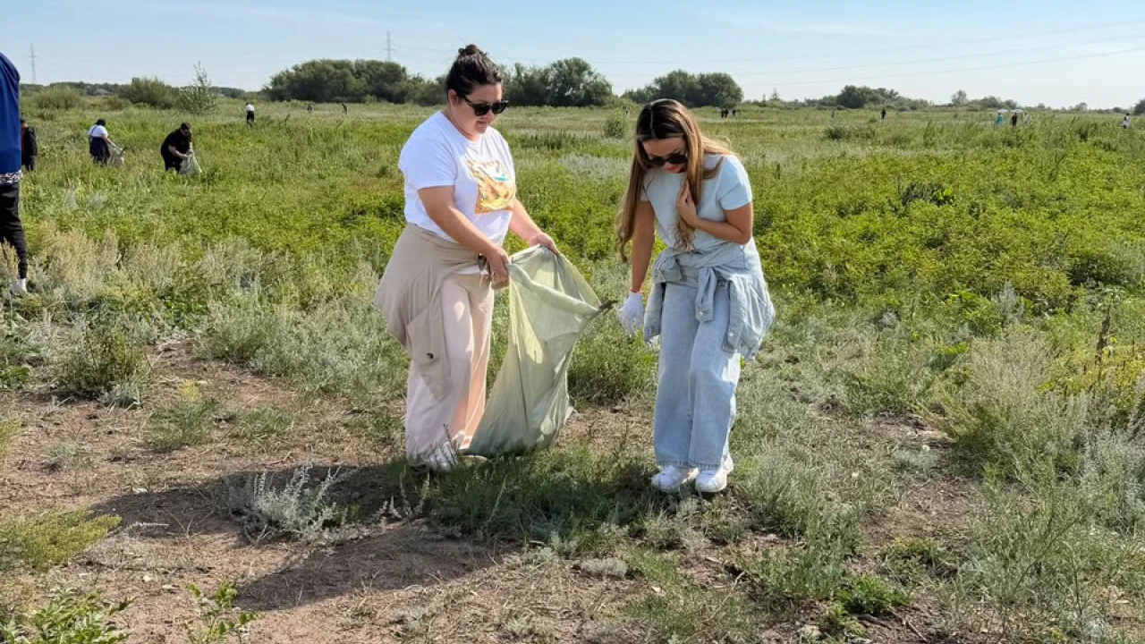 ПІБ қарасты ұйымдарының қызметкерлері Қар полигонында сенбілік өткізді 